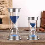 10/15/30 Minute Hourglass Timer Sand Timer for Home Office and Classroom Use - Sky Blue-15min - Extra Image