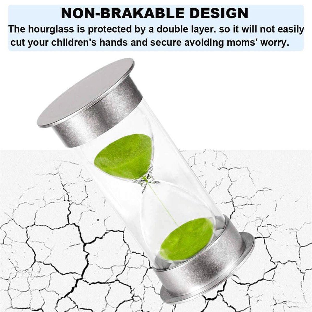 10/15/30 Minute Hourglass Timer Sand Timer for Home Office and Classroom Use - Sky Blue-15min