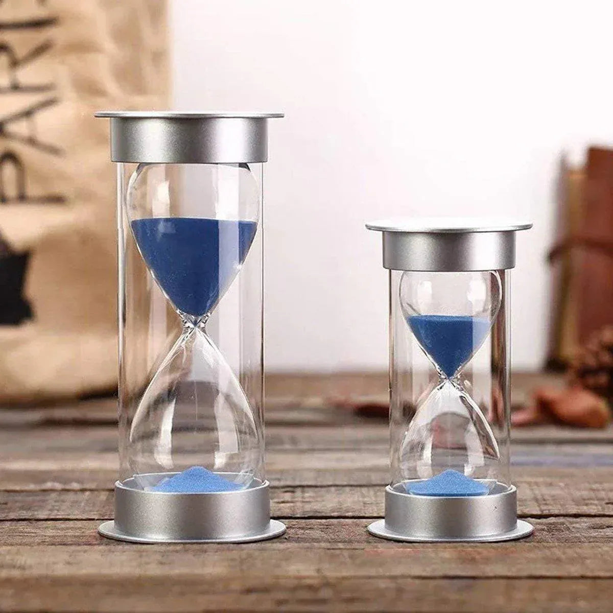 10/15/30 Minute Hourglass Timer Sand Timer for Home Office and Classroom Use - Orange-15min