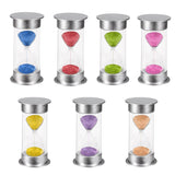 10/15/30 Minute Hourglass Timer Sand Timer for Home Office and Classroom Use - Orange-15min - Front View