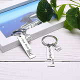Our First Home Buyer Matching Set Couple House Key Holder Keyring Keychain Gift