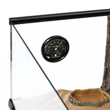 Reptile Thermometer Hygrometer for Terrariums Lizard Snake Tortoise Frog Habitat - Low Angle