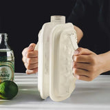 Portable Ice Hockey Pot Ice Cube Tray Water Bottle Clear Household Ice Maker - Rear View