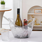 2PCS Transparent 3.5L Ice Bucket Large Capacity Wine Beer Cooler Picnic Basket - Extra Image