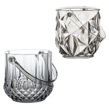 Acrylic Ice Bucket Transparent Champagne Cooler Home Bar Wine Chiller Bucket - Crystal - Side View