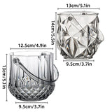 Acrylic Ice Bucket Transparent Champagne Cooler Home Bar Wine Chiller Bucket - Crystal - Top-Down View