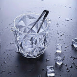 Acrylic Ice Bucket Transparent Champagne Cooler Home Bar Wine Chiller Bucket - Crystal - Low Angle