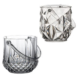 Acrylic Ice Bucket Transparent Champagne Cooler Home Bar Wine Chiller Bucket - Crystal - Front View