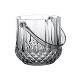 Acrylic Ice Bucket Transparent Champagne Cooler Home Bar Wine Chiller Bucket - Crystal - Rear View