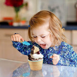 7Pc Set Colourful Ice Cream Cups and Bowls with Spoons Dessert Gift Set - Extra Image