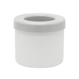 Silicone Ice Cube Tray Mould Ice Box Compartment Bucket for Easy Ice Making - Gray - Low Angle