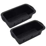 2PCS Reusable Silicone Ice Blocks Large Cube Tray for Drinks and Cocktails