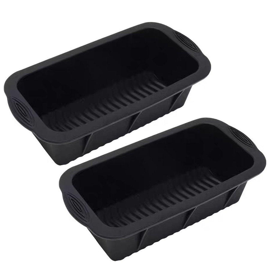 2PCS Reusable Silicone Ice Blocks Large Cube Tray for Drinks and Cocktails