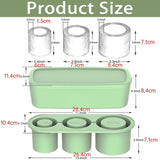 Silicone Ice Cube Tray for 20oz 30oz 40oz Tumbler Easy Release Reusable Mold - Coffee - Side View