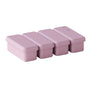 Silicone Ice Cube Moulds with Lid Bar Ice Compartment Home Ice Box for Drinks - Purple