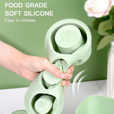 Silicone Ice Cube Tray for 20oz 30oz 40oz Tumbler Easy Release Reusable Mold - Yellow - 45-Degree Angle