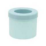 Silicone Ice Cube Tray Mould Ice Box Compartment Bucket for Easy Ice Making - Yellow - Close-Up Angle