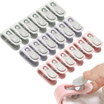 10/20pcs Quilt Retainer Cover Clips Invisible Needle-Free Thumb Buckle Bedding - Pink-10pcs