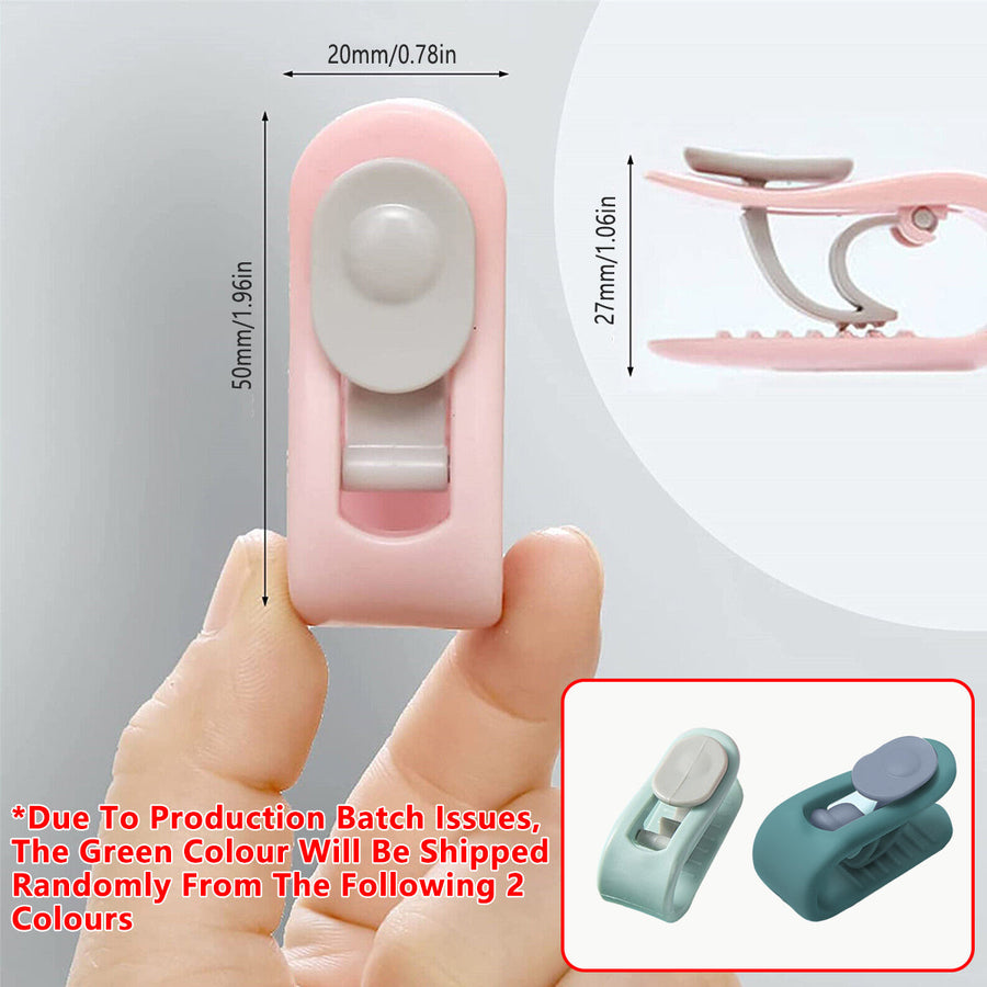 10/20pcs Quilt Retainer Cover Clips Invisible Needle-Free Thumb Buckle Bedding - Pink-10pcs
