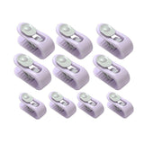 10/20pcs Quilt Retainer Cover Clips Invisible Needle-Free Thumb Buckle Bedding - Pink-10pcs