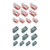 10/20pcs Quilt Retainer Cover Clips Invisible Needle-Free Thumb Buckle Bedding - Pink-10pcs - Extra Image