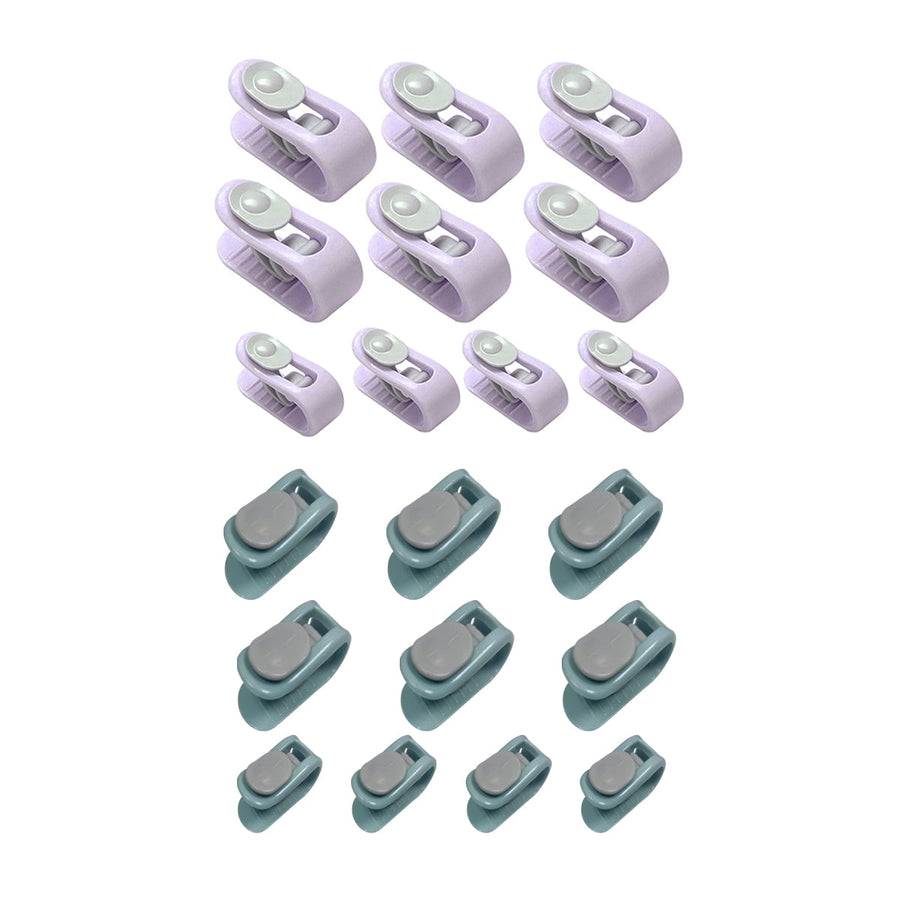 10/20pcs Quilt Retainer Cover Clips Invisible Needle-Free Thumb Buckle Bedding - Pink-10pcs