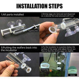 Pneumatic Crystal Shrimp Incubator CO2 Aquatic Plant Aquarium Equipment for Fish