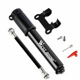 Aluminium Mini Bicycle Air Pump Bike Hand Ball Inflator Portable Cycling Tyre - Side View