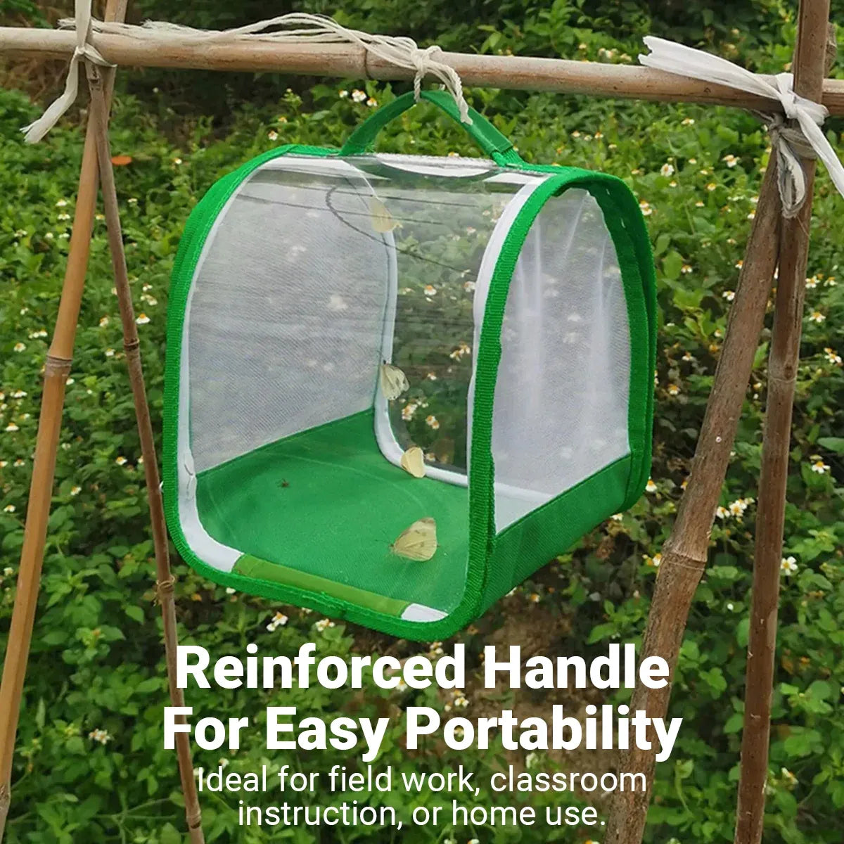 Portable Foldable Insect Cage Transparent for Outdoor Bug Collecting