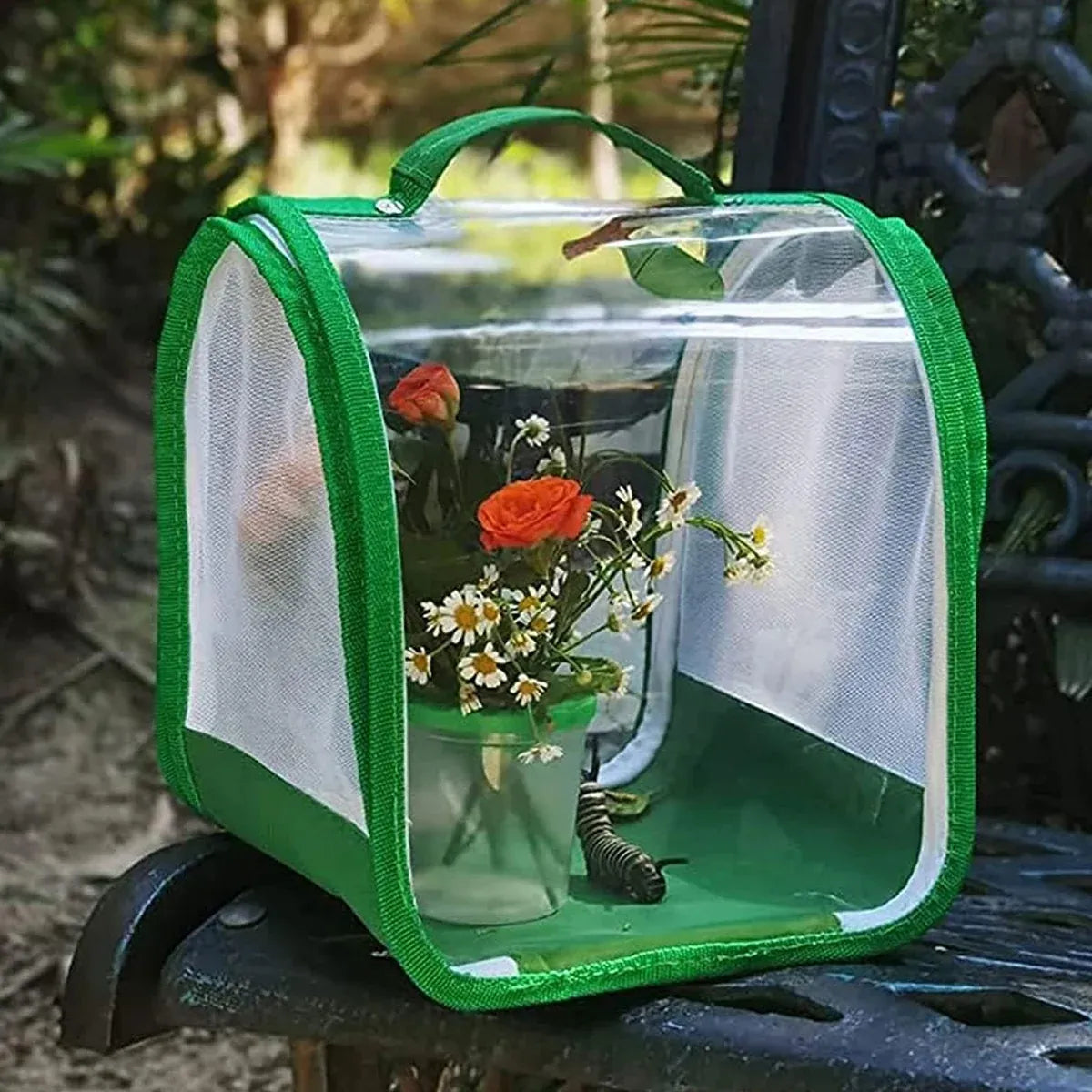 Portable Foldable Insect Cage Transparent for Outdoor Bug Collecting