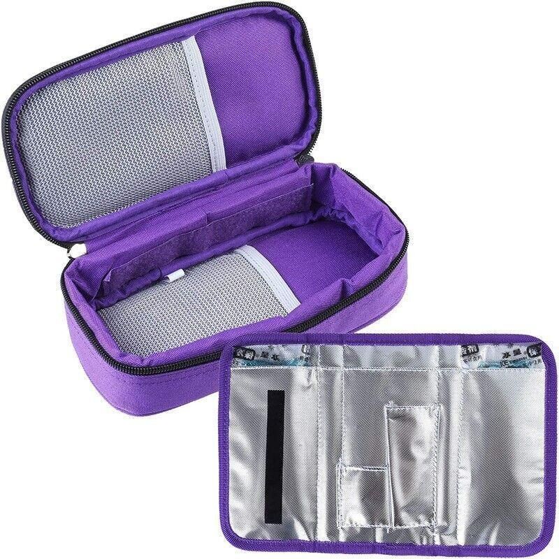 Insulin Pen Case Pouch Cooler Travel Diabetic Pocket Cooling Bag Mall - Black