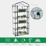 5 Tier Garden PVC Plant Insulation Warming Shed Conservatory Cover No Brackets - Extra Image