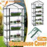 5 Tier Garden PVC Plant Insulation Warming Shed Conservatory Cover No Brackets