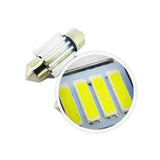4PCS 31mm 7020 4SMD LED Festoon Interior Dome Map Light Bulbs 12V White - Extra Image