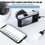 For Iphone Or Type C To Usb Otg Data Cable Adapter Male 3.0 A Female Converter - iOS - Low Angle
