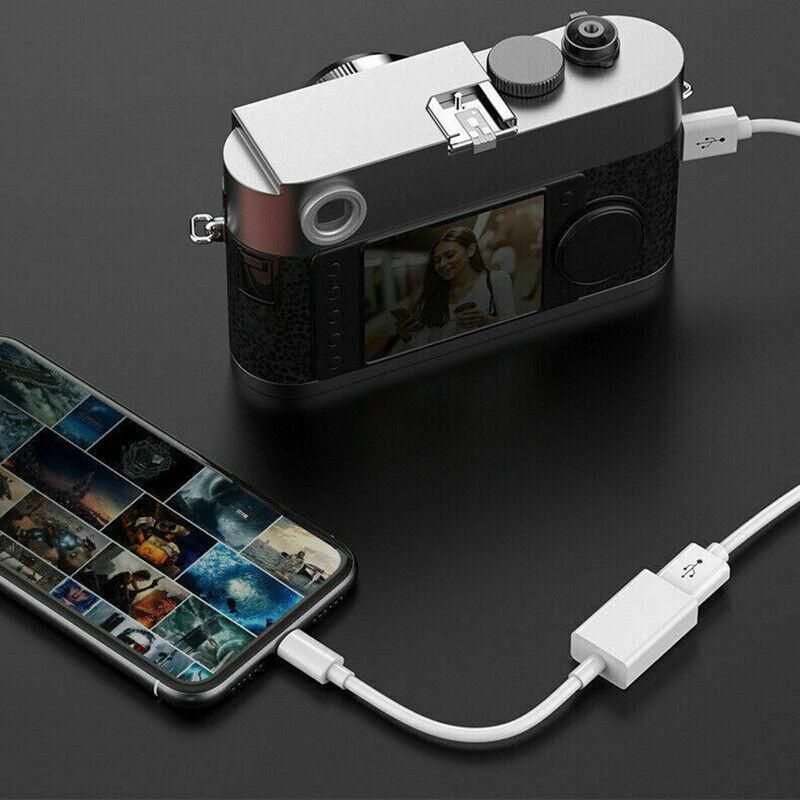 For Iphone Or Type C To Usb Otg Data Cable Adapter Male 3.0 A Female Converter - iOS