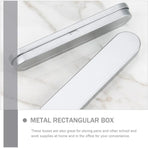 20PCS Metal Pencil Box Storage Case Tin Pen Holder Durable Packaging Organizer