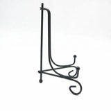 Plate Stands Iron Display Easel Photo Picture Bowl Dish Book Holder Frame Black - 10 Inch - 45-Degree Angle