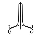 Plate Stands Iron Display Easel Photo Picture Bowl Dish Book Holder Frame Black - 10 Inch - Extra Image