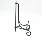 Plate Stands Iron Display Easel Photo Picture Bowl Dish Book Holder Frame Black - 4 Inch