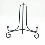 Plate Stands Iron Display Easel Photo Picture Bowl Dish Book Holder Frame Black - 4 Inch