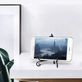 Plate Stands Iron Display Easel Photo Picture Bowl Dish Book Holder Frame Black - 4 Inch - Extra Image