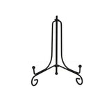 Plate Stands Iron Display Easel Photo Picture Bowl Dish Book Holder Frame Black - 4 Inch - Close-Up Angle