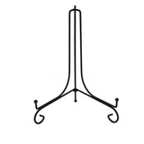 Plate Stands Iron Display Easel Photo Picture Bowl Dish Book Holder Frame Black - 4 Inch - Extra Image
