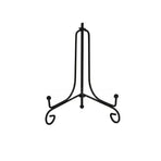 Plate Stands Iron Display Easel Photo Picture Bowl Dish Book Holder Frame Black - 5 Inch