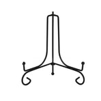 Plate Stands Iron Display Easel Photo Picture Bowl Dish Book Holder Frame Black - 7 Inch