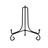 Plate Stands Iron Display Easel Photo Picture Bowl Dish Book Holder Frame Black - 7 Inch