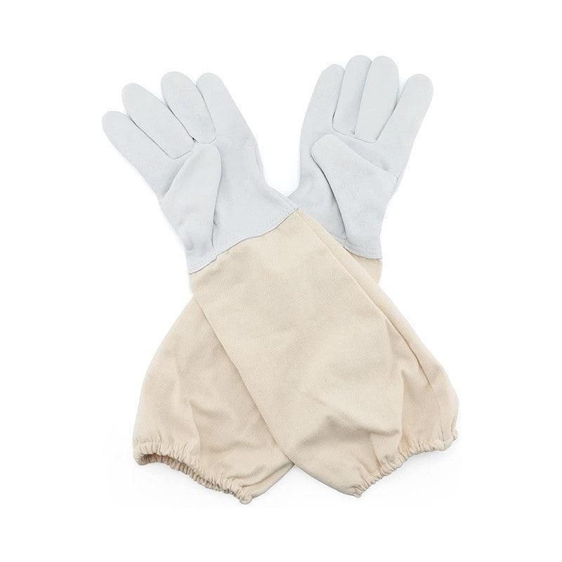 Goatskin Protective Bee Keeping and Vented Long Sleeve Beekeeping Gloves