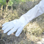 Goatskin Protective Bee Keeping and Vented Long Sleeve Beekeeping Gloves