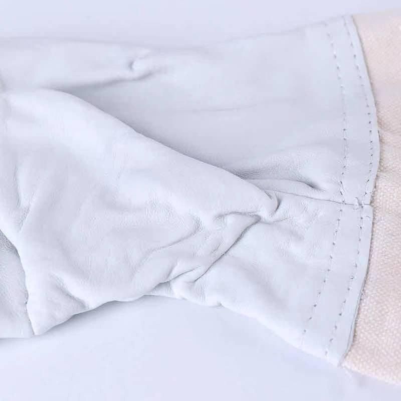 Goatskin Protective Bee Keeping and Vented Long Sleeve Beekeeping Gloves
